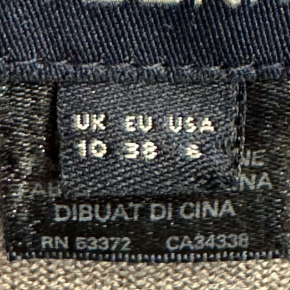 French Connection Gray Sweater Dress Beaded Shoulders Size 6 - Picture 14 of 15